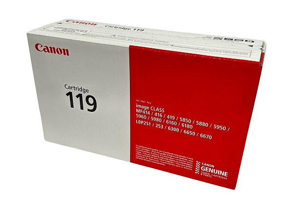 Canon 3479B001AA (Cartridge 119) Black Toner Cartridge 