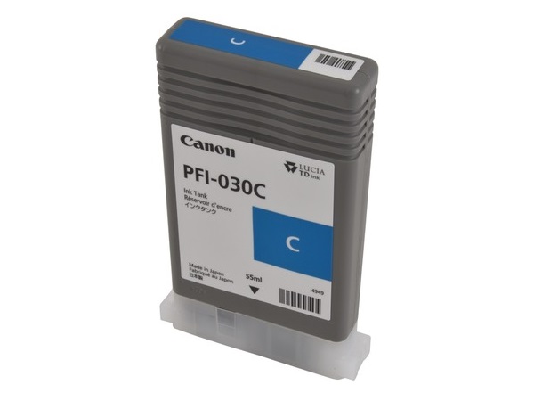 Canon PFI-030C (3490C001) Cyan Inkjet Cartridge (Tank)