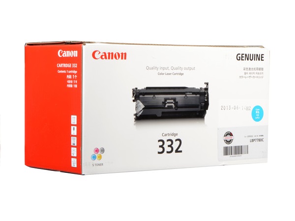 Canon 6262B012 (332) Cyan Toner Cartridge