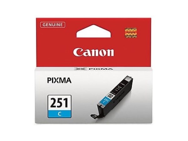 Canon CLI-251 Cyan (6514B001) Cyan Ink Tank