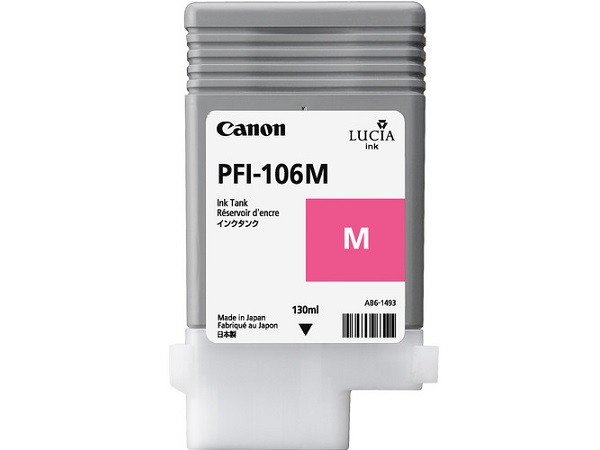 Canon 6623B001 (PFI-106M) Magenta Inkjet Cartridge (Tank)