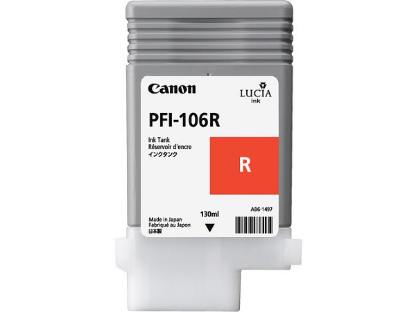 Canon 6627B001 (PFI-106R) Red Inkjet Cartridge (Tank)
