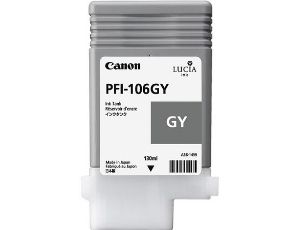 Canon 6630B001 (PFI-106GY) Gray Inkjet Cartridge (Tank)