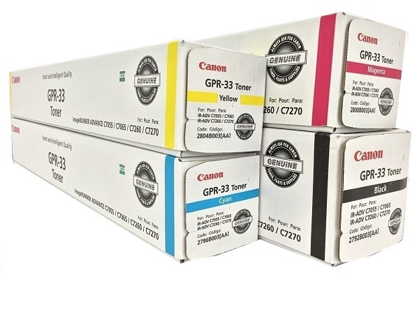 Canon GPR-33 Complete Toner Cartridge Set (GPR33)