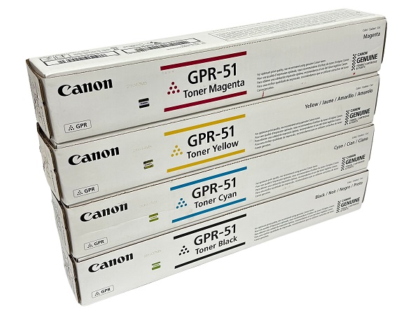Canon GPR-51 (GPR51) Complete Toner Set