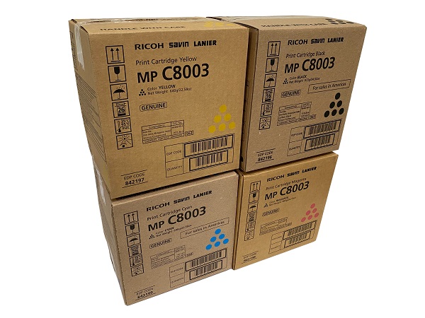 Ricoh MP-C8003 Complete Toner Set