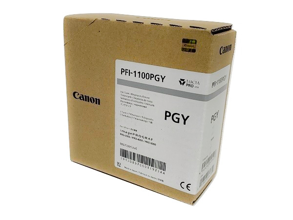 Canon 0857C001 (PFI-1100) Pigment Photo Gray Ink Tank 160 ml