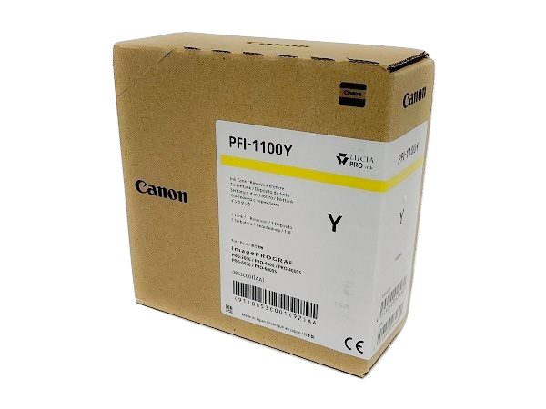 Canon 0853C001 (PFI-1100) Pigment Yellow Ink Tank 160 ml