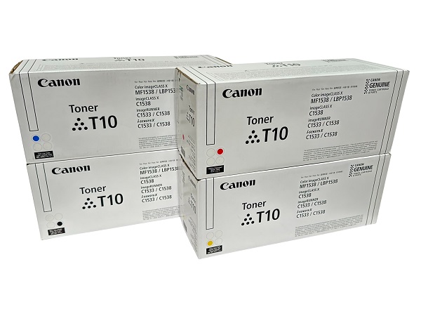 Canon T-10 (C,M,Y,K) Complete Toner Set