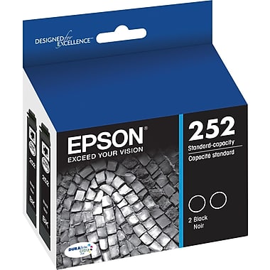 Epson T252120-D2 Black Ink Cartridge Dual Pack