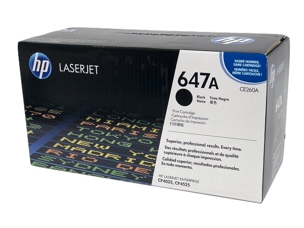 HP CE260A (647A) Black Toner Cartridge
