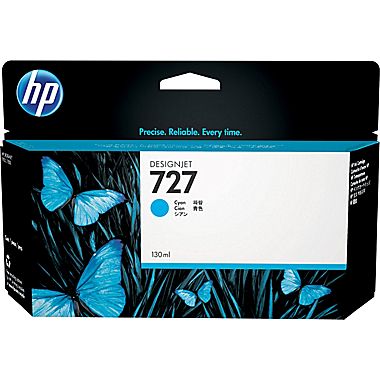 HP 727-C (B3P19A) Cyan Ink Cartridge