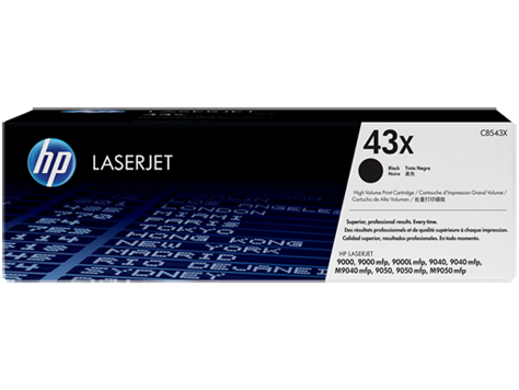 HP C8543X Black Toner Cartridge - High Yield