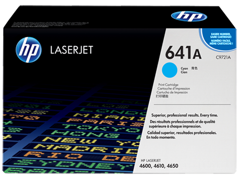 HP C9721A (641A) Cyan Toner Cartridge