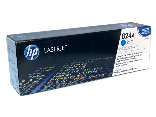 HP CB381A (824A) Cyan Toner Print Cartridge