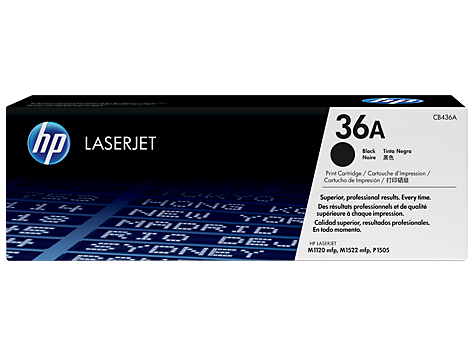 HP CB436A (36A) Black Toner Cartridge