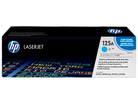 HP CB541A (125A) Cyan Toner Cartridge