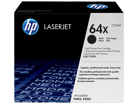 HP CC364X (64X) Black Toner Cartridge - High Yield