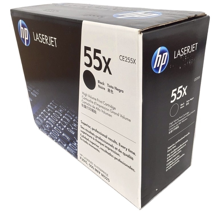 HP CE255X (55X) Black Toner Cartridge