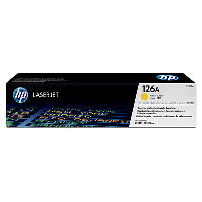 HP CE312A (126A) Yellow Toner Cartridge