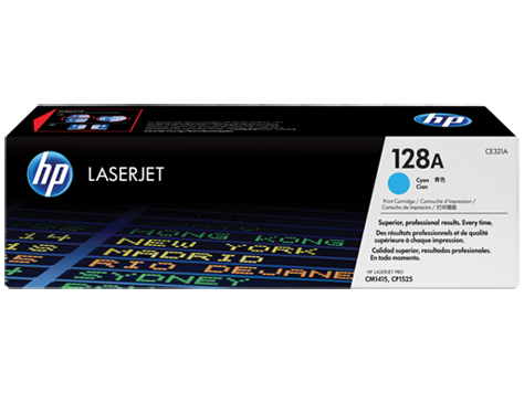 HP CE321A (128A) Cyan Toner Cartridge