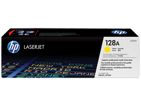 HP CE322A (128A) Yellow Toner Cartridge