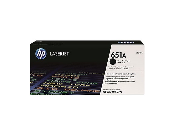 HP CE340A (HP 651A) Black Toner Cartridge