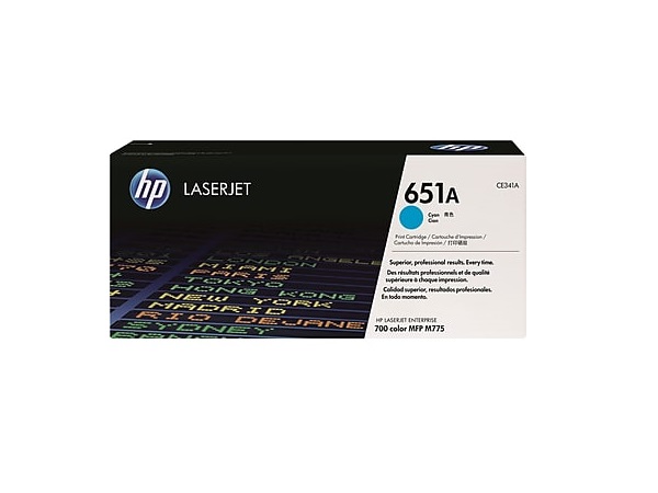 HP CE341A (HP 651A) Cyan Toner Cartridge