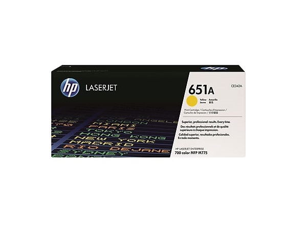 HP CE342A (HP 651A) Yellow Toner Cartridge