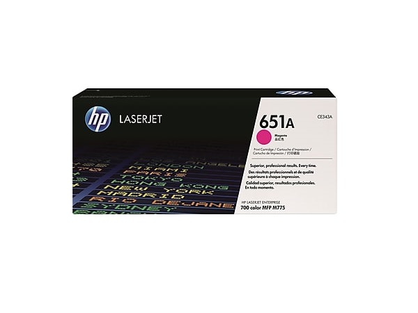 HP CE343A (HP 651A) Magenta Toner Cartridge