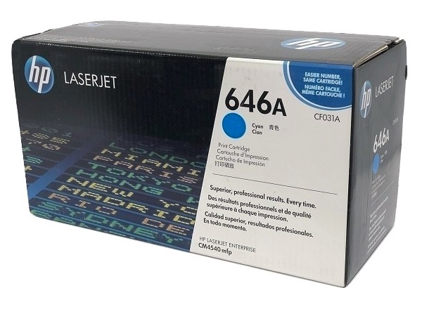 HP CF031A (646A) Cyan Toner Cartridge