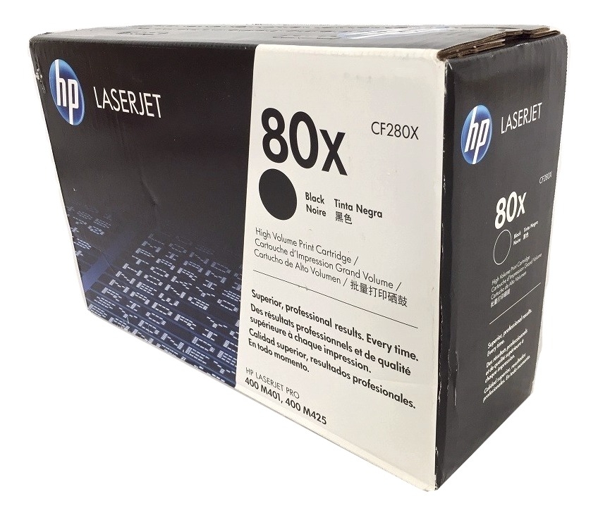 HP CF280X (80X) Black Toner Cartridge - High Yield