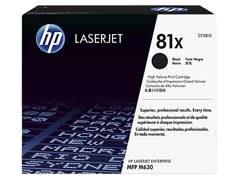 HP CF281X (81X) Black All- in- One Print Cartridge