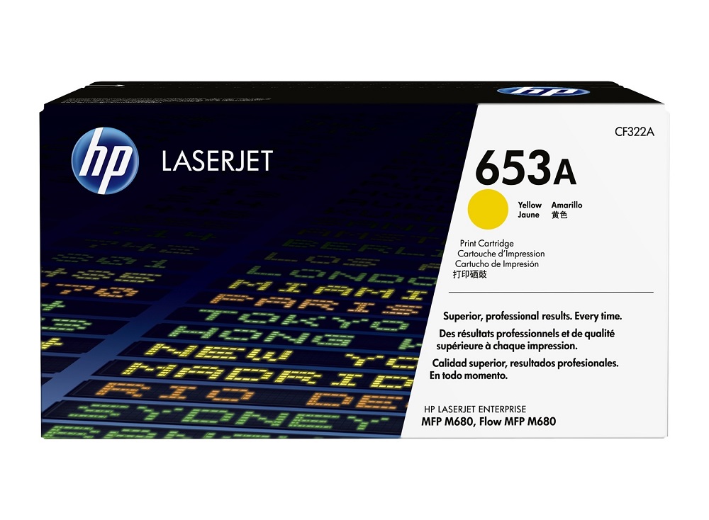 HP CF322A (HP 653A) Yellow Toner Cartridge