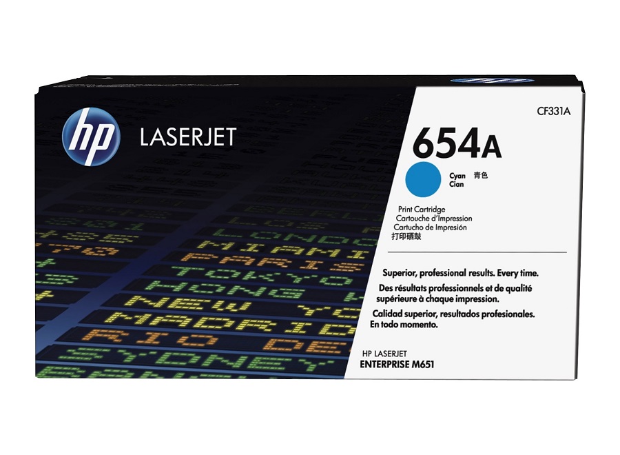 HP CF331A (HP 654A) Cyan Toner Cartridge