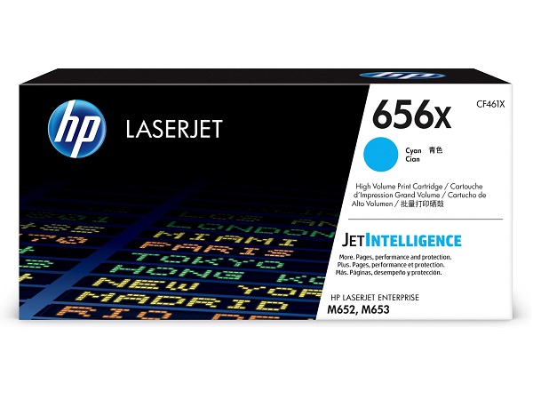 HP CF461X (656X) Cyan Toner Cartridge