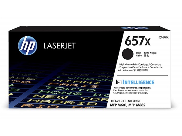 HP CF470X (657X) Black Toner Cartridge