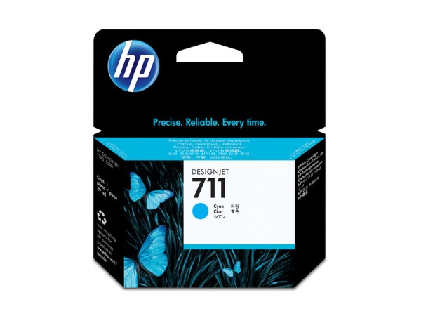 HP CZ134A (HP711) Cyan Ink Cartridge 3-pack