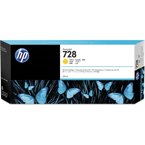 HP F9K15A (728) Yellow Ink Cartridge