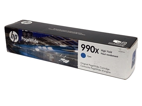 HP M0J89AN PageWide 990X High-Yield Ink Cartridge Cyan