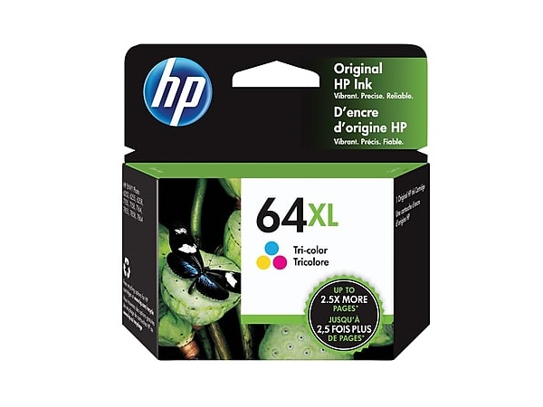 HP N9J91AN (64XL) Color Ink Cartridge