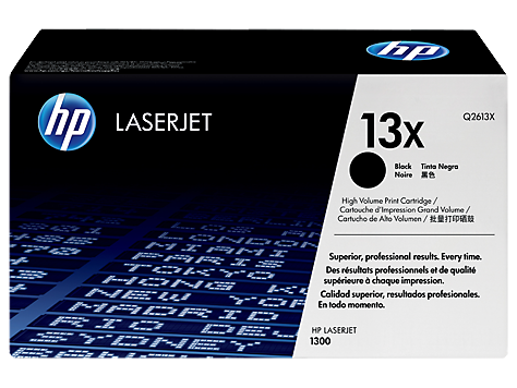 HP Q2613X (13X) Black Toner Cartridge - High Yield