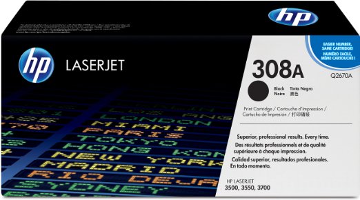 HP Q2670A (308A) Black Toner Cartridge