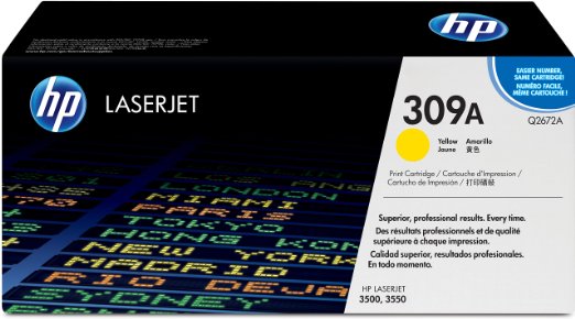 HP Q2672A (309A) Yellow Toner Cartridge