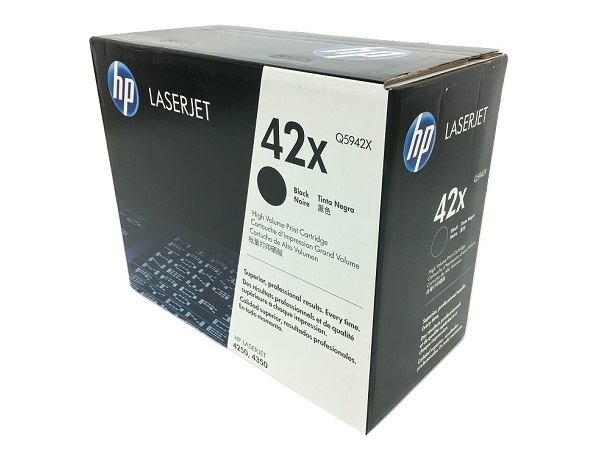 HP Q5942X (42X) Black Toner Cartridge - High Yield