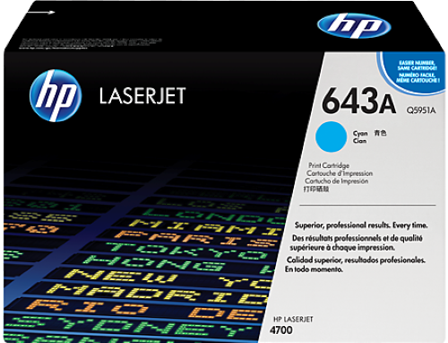 HP Q5951A (643A) Cyan Toner Cartridge