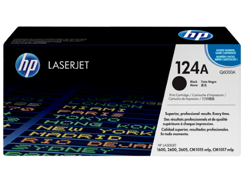 HP Q6000A (124A) Black Toner / Drum Cartridge