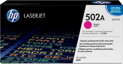 HP Q6473A (502A) Magenta Toner Cartridge