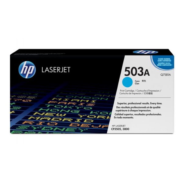 HP Q7581A (503A) Cyan Toner Cartridge