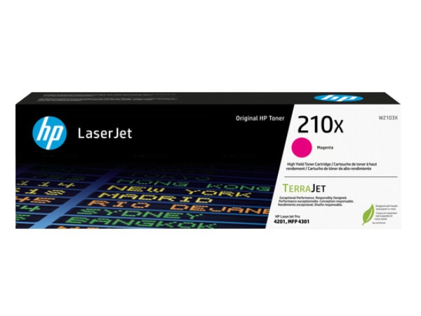 HP W2103X (210X) Magenta High Yield Toner Cartridge